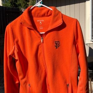 San Francisco Giants Fleece jacket size small.
